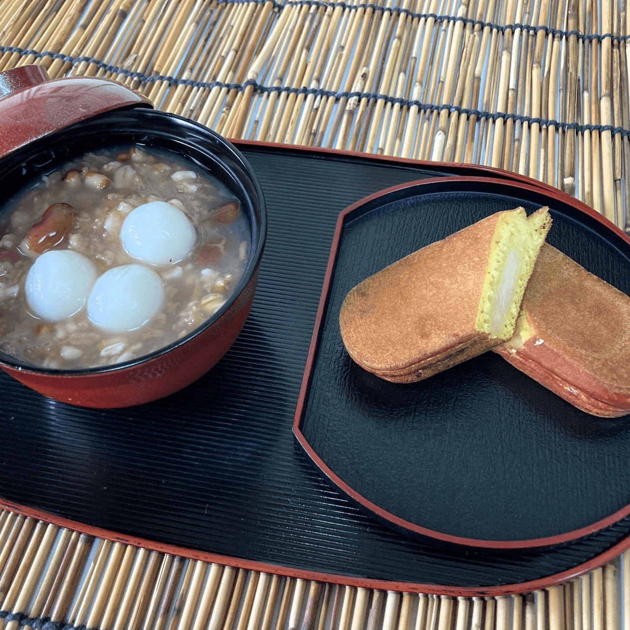台湾ぜんざい(オリジナル揚げ饅頭付き)